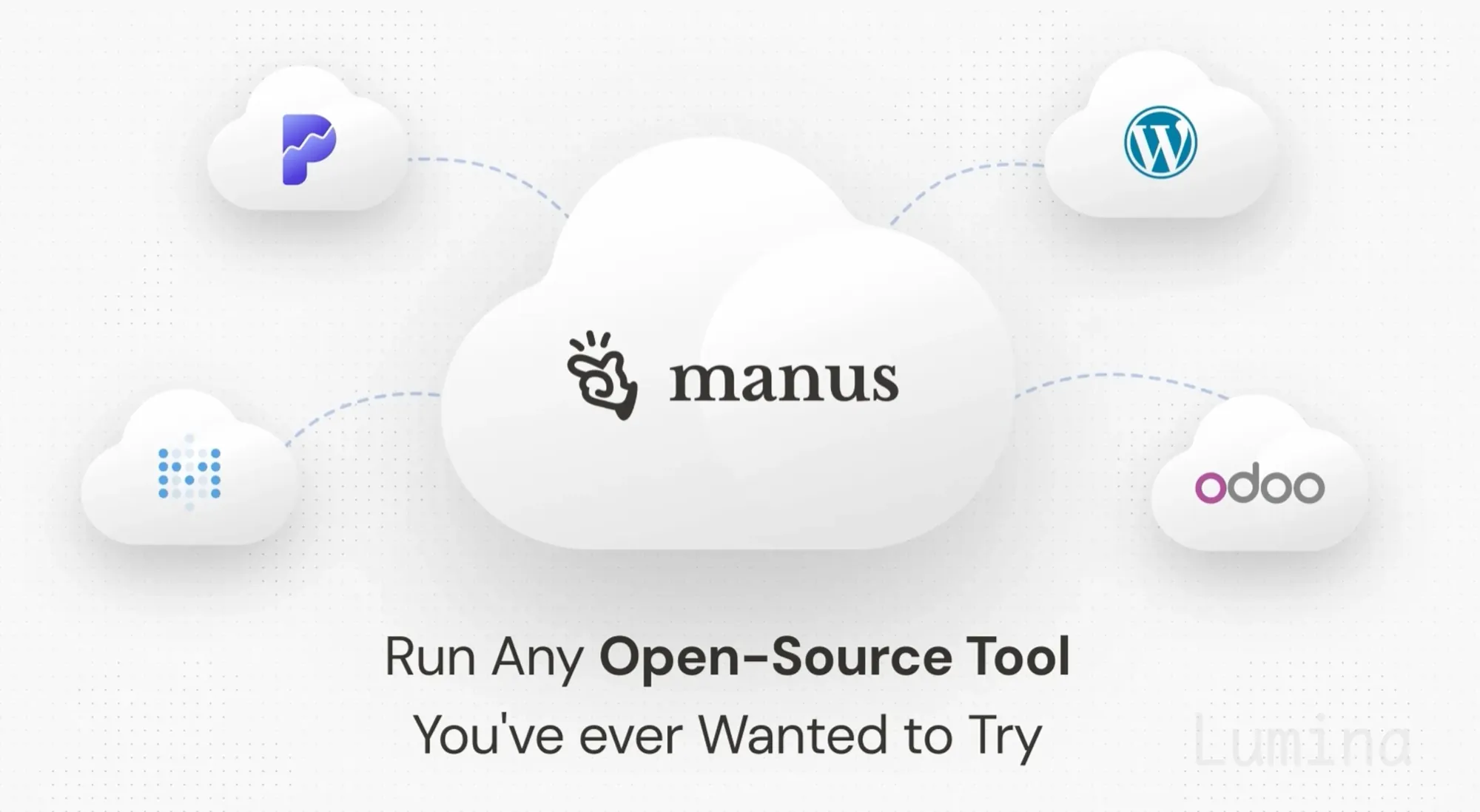 Run any open-source tool you've ever wanted to try: Plausible, WordPress, Metabase, Odoo