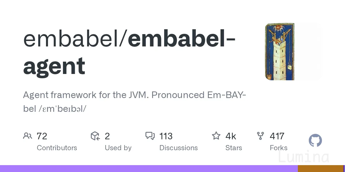 Embabel Agent：面向JVM的AI智能体框架