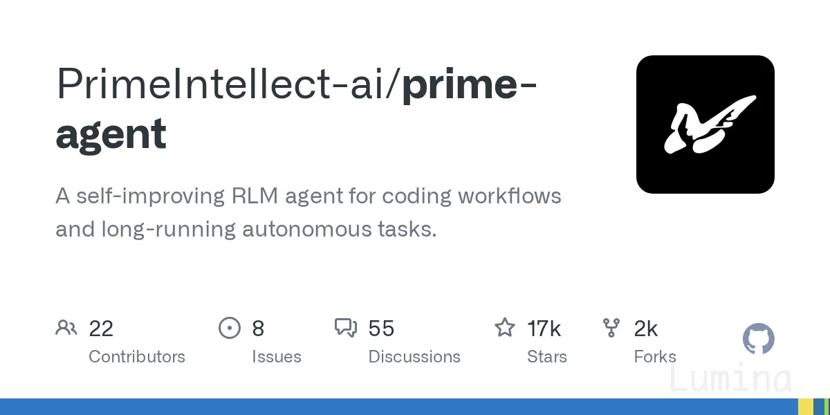 Prime Agent：开源RLM（递归语言模型）智能体